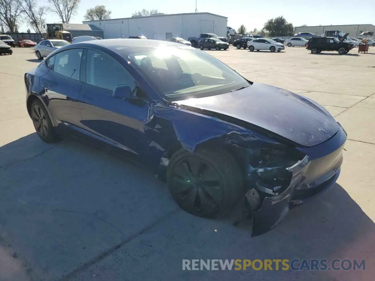 4 Photograph of a damaged car 5YJ3E1EA7SF882228 TESLA MODEL 3 2025