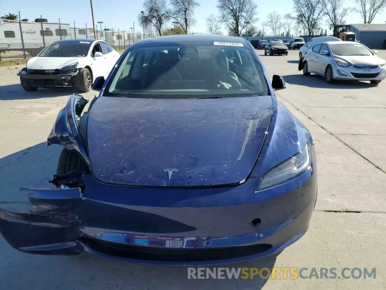 5 Photograph of a damaged car 5YJ3E1EA7SF882228 TESLA MODEL 3 2025
