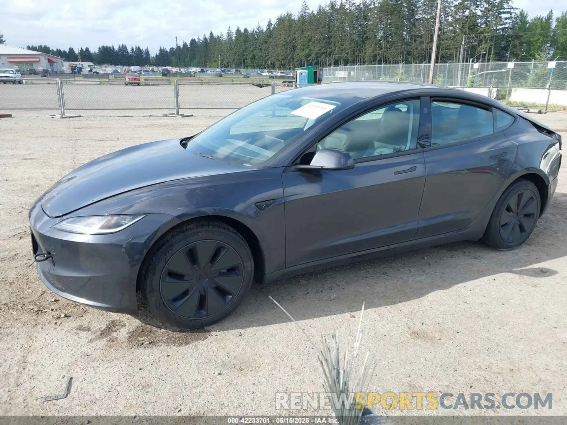 2 Photograph of a damaged car 5YJ3E1EA7SF887557 TESLA MODEL 3 2025