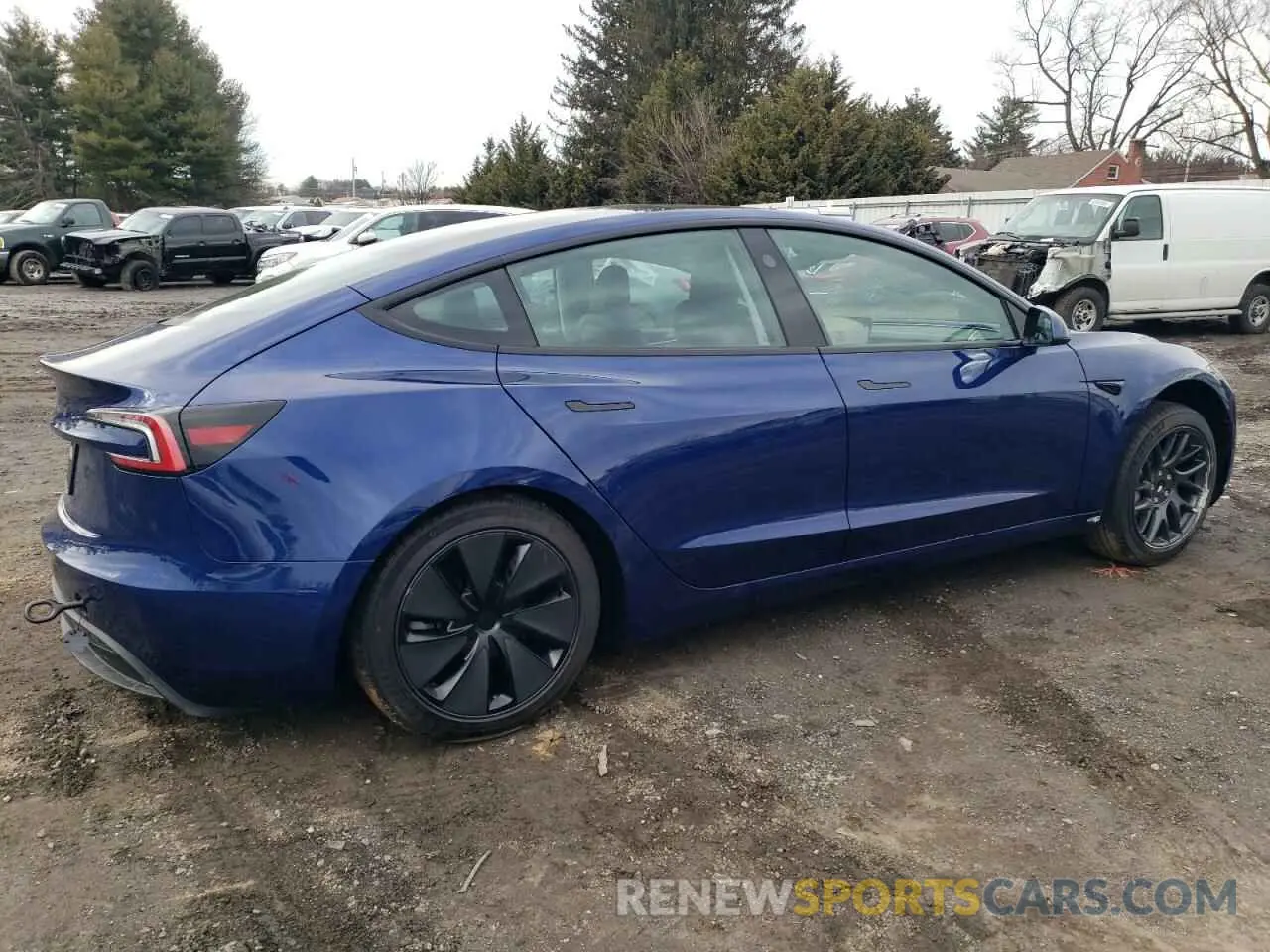 3 Photograph of a damaged car 5YJ3E1EA7SF889678 TESLA MODEL 3 2025