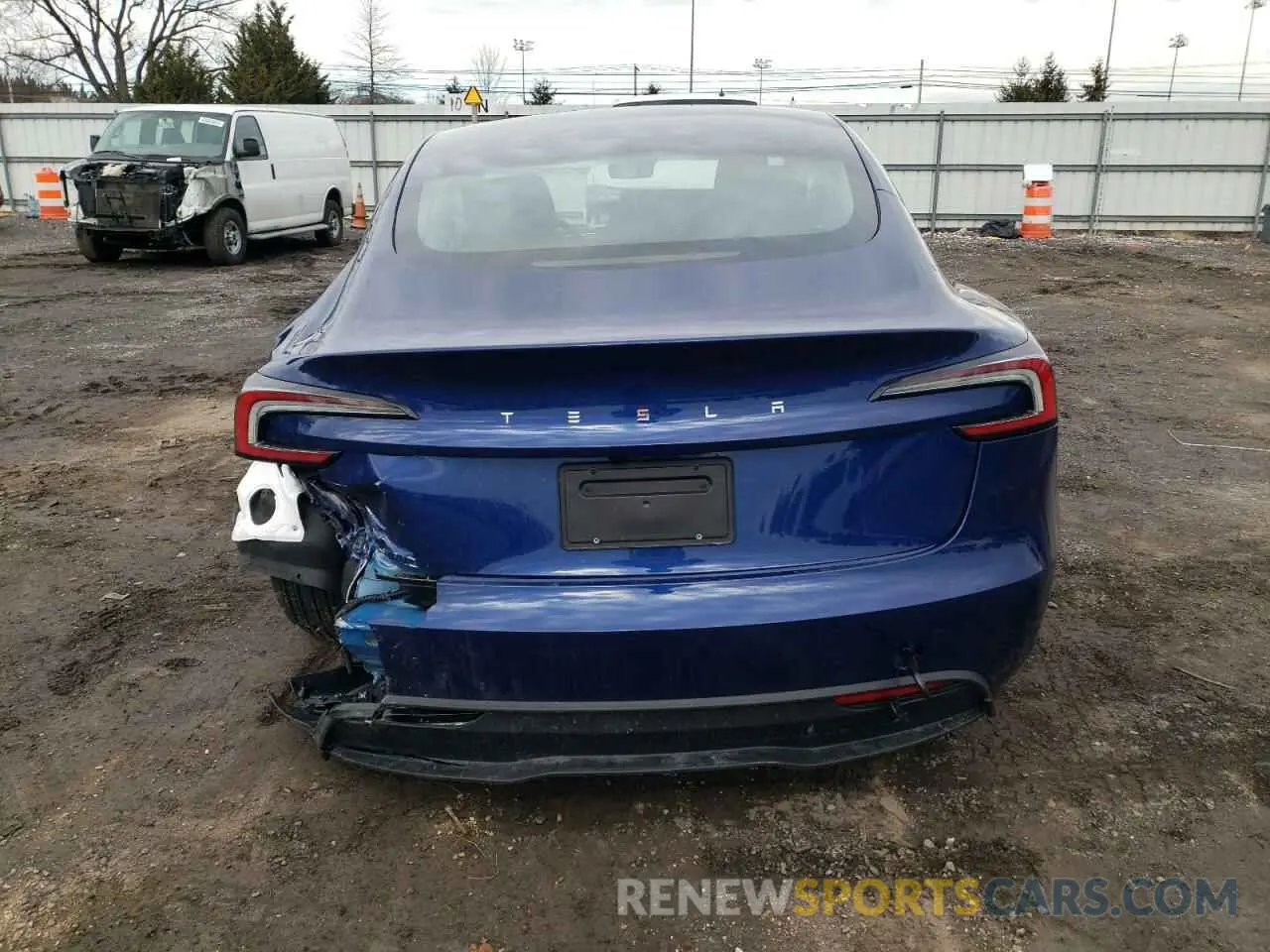 6 Photograph of a damaged car 5YJ3E1EA7SF889678 TESLA MODEL 3 2025