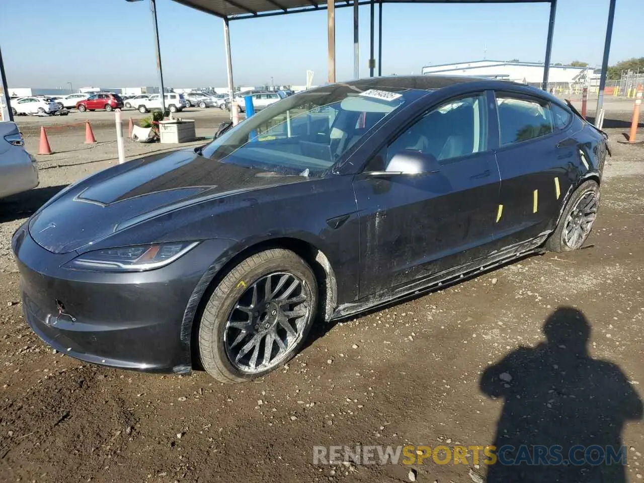 1 Photograph of a damaged car 5YJ3E1EA7SF890930 TESLA MODEL 3 2025