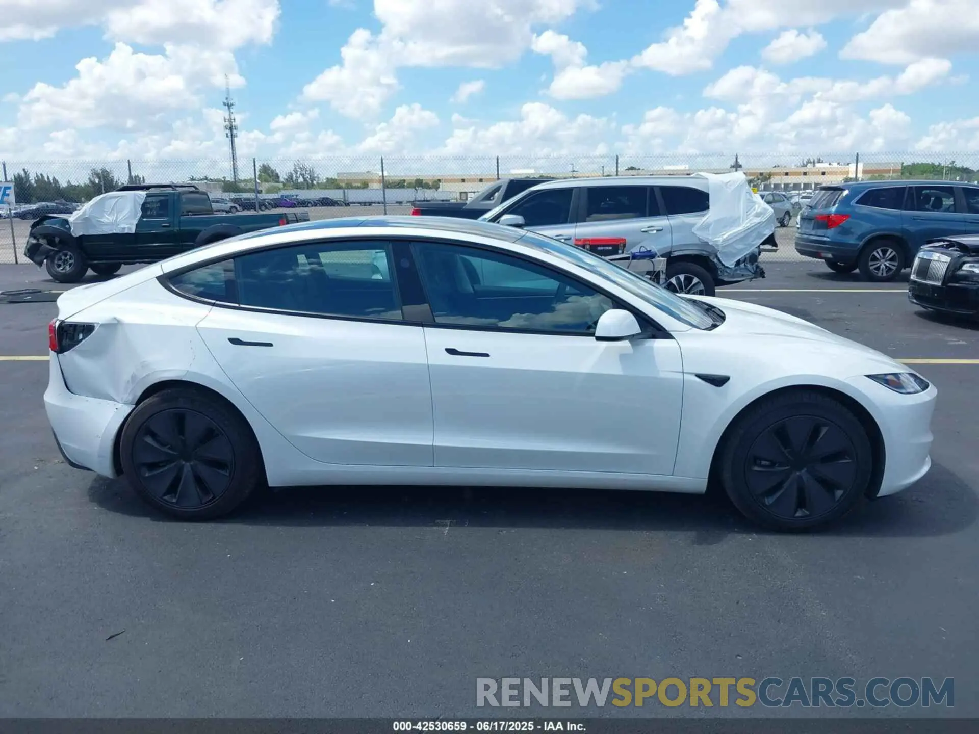 13 Photograph of a damaged car 5YJ3E1EA7SF897151 TESLA MODEL 3 2025