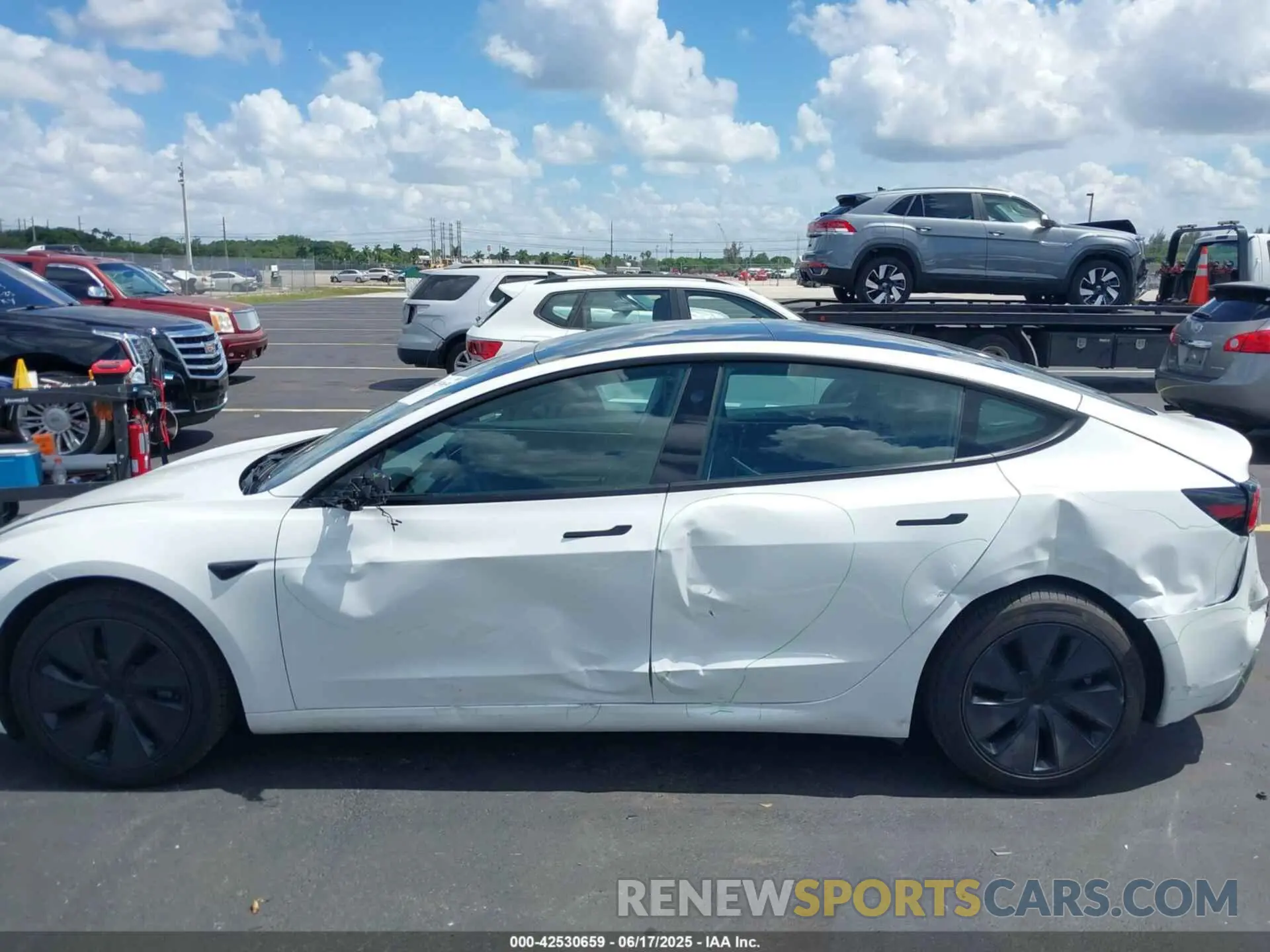 6 Photograph of a damaged car 5YJ3E1EA7SF897151 TESLA MODEL 3 2025