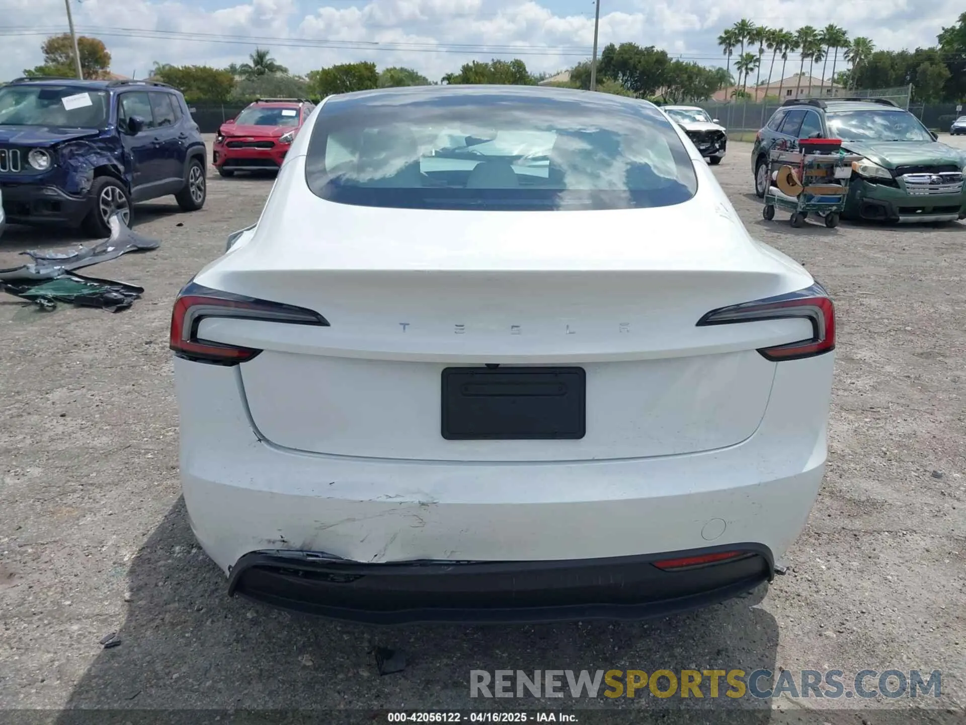 16 Photograph of a damaged car 5YJ3E1EA7SF903675 TESLA MODEL 3 2025