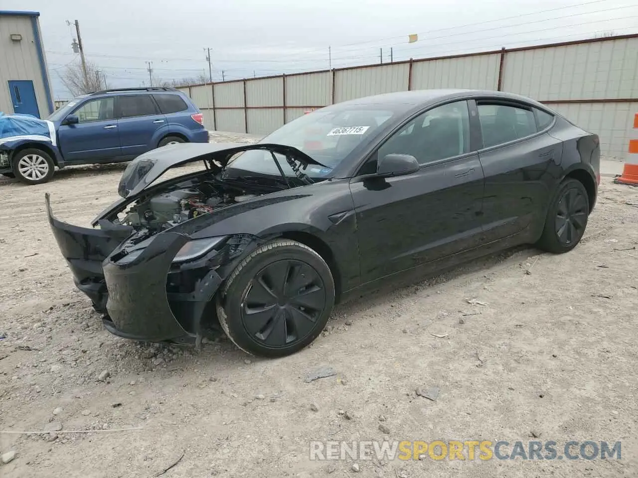 1 Photograph of a damaged car 5YJ3E1EA7SF908617 TESLA MODEL 3 2025