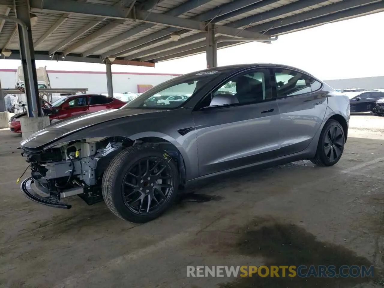 1 Photograph of a damaged car 5YJ3E1EA8SF880617 TESLA MODEL 3 2025
