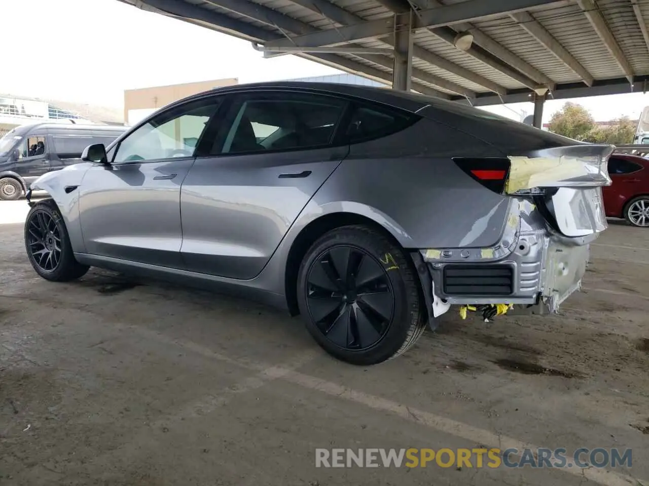 2 Photograph of a damaged car 5YJ3E1EA8SF880617 TESLA MODEL 3 2025