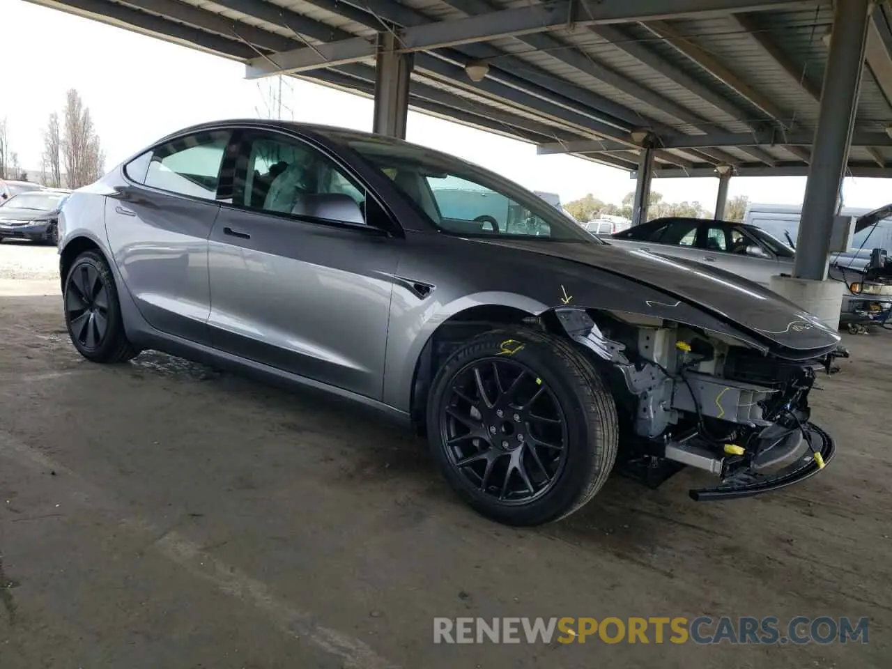4 Photograph of a damaged car 5YJ3E1EA8SF880617 TESLA MODEL 3 2025