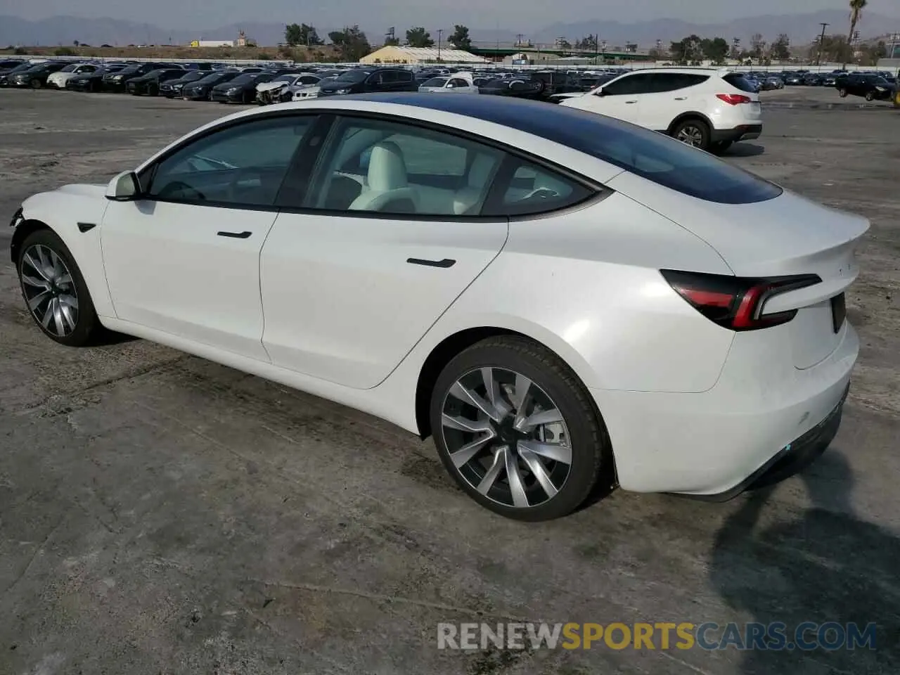 2 Photograph of a damaged car 5YJ3E1EA8SF886398 TESLA MODEL 3 2025