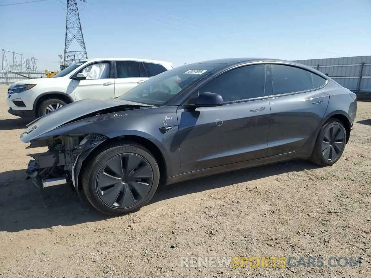 1 Photograph of a damaged car 5YJ3E1EA8SF900140 TESLA MODEL 3 2025