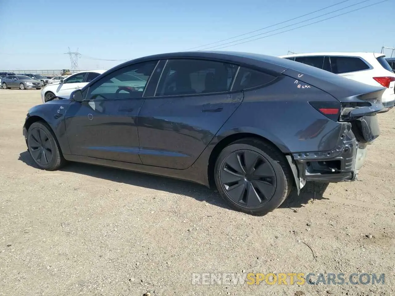 2 Photograph of a damaged car 5YJ3E1EA8SF900140 TESLA MODEL 3 2025