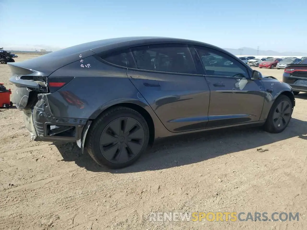 3 Photograph of a damaged car 5YJ3E1EA8SF900140 TESLA MODEL 3 2025