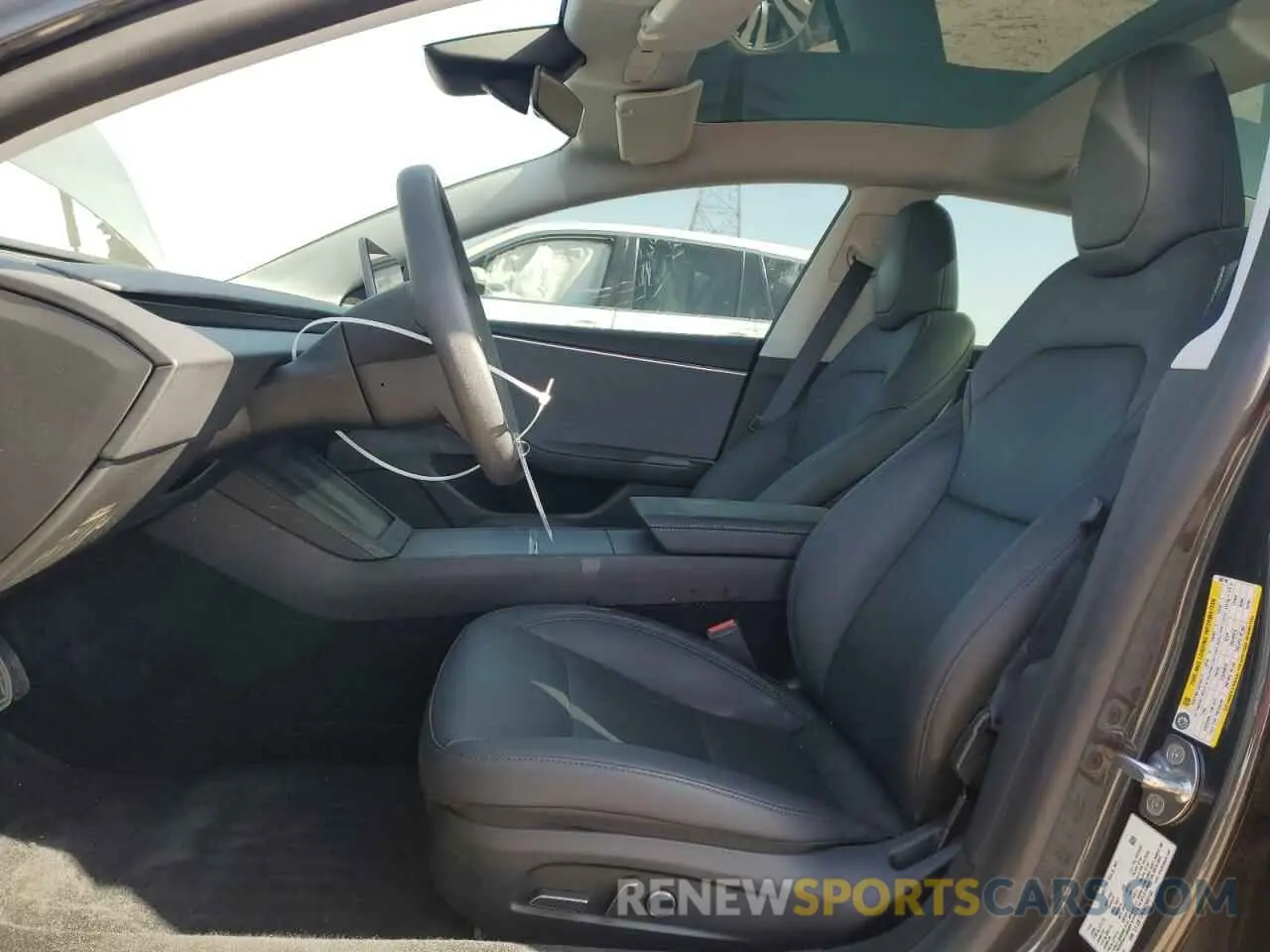 7 Photograph of a damaged car 5YJ3E1EA8SF900140 TESLA MODEL 3 2025