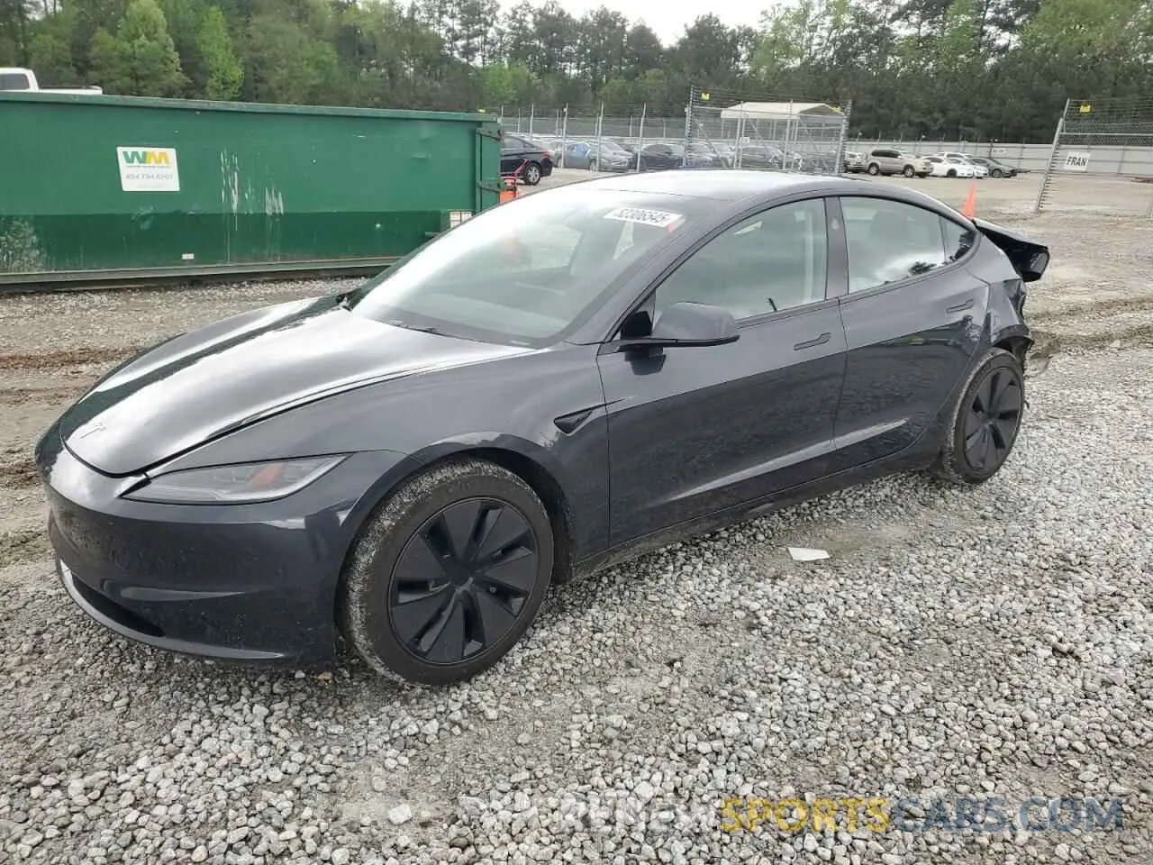 1 Photograph of a damaged car 5YJ3E1EA9SF882117 TESLA MODEL 3 2025