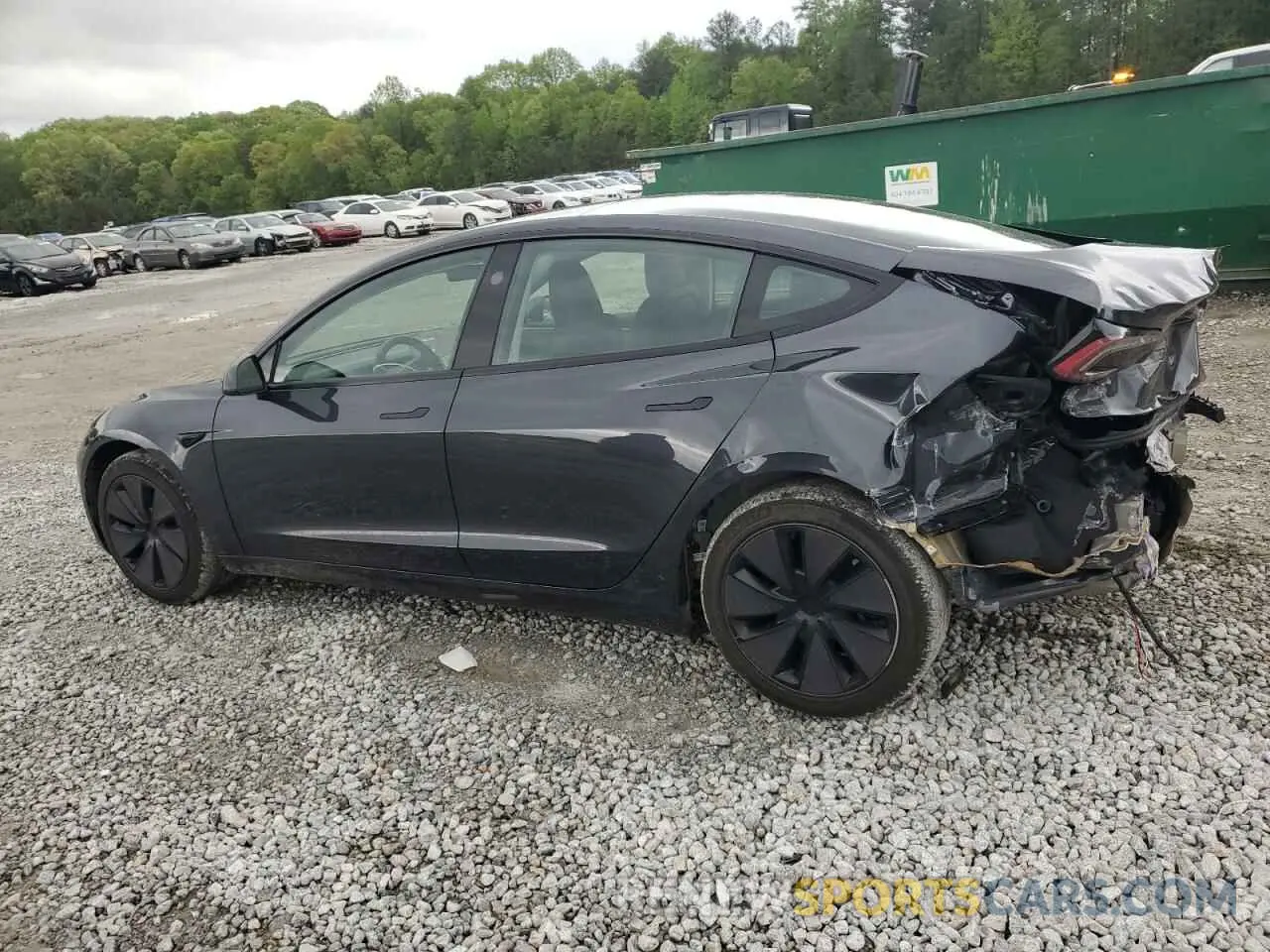 2 Photograph of a damaged car 5YJ3E1EA9SF882117 TESLA MODEL 3 2025