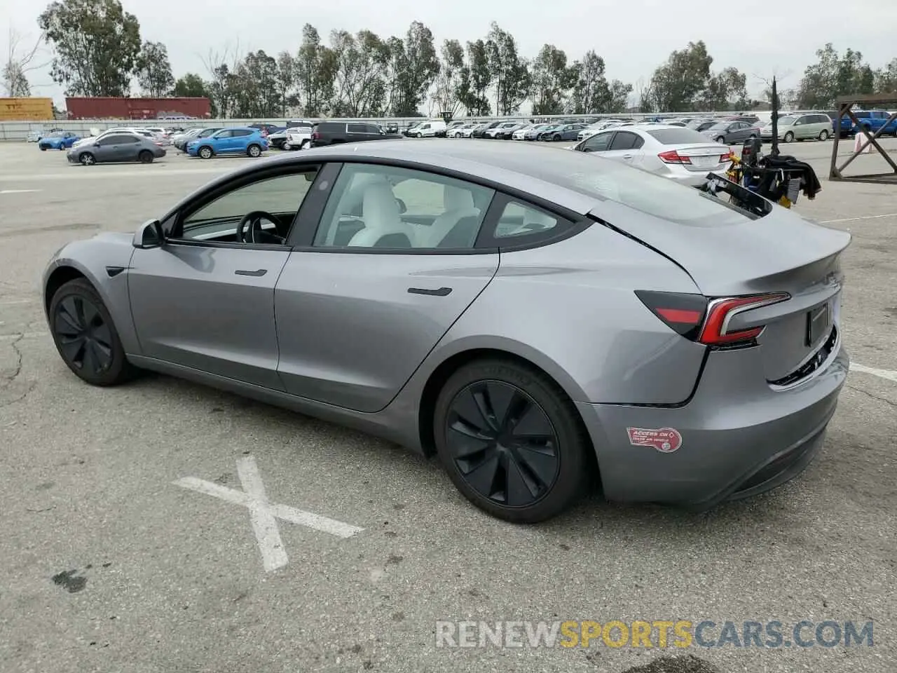 2 Photograph of a damaged car 5YJ3E1EA9SF882599 TESLA MODEL 3 2025