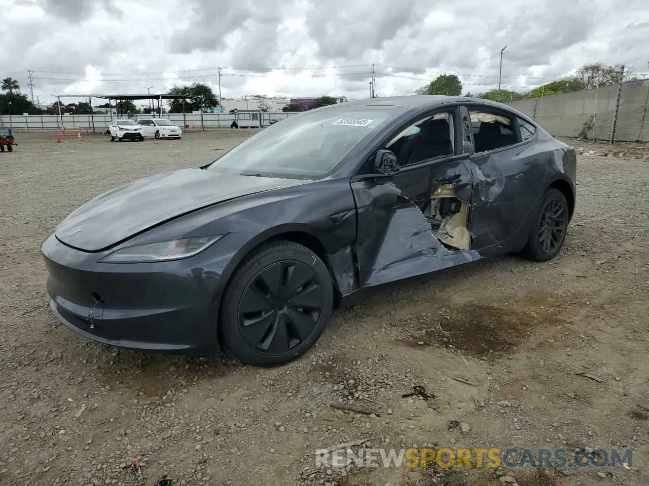 1 Photograph of a damaged car 5YJ3E1EA9SF892355 TESLA MODEL 3 2025