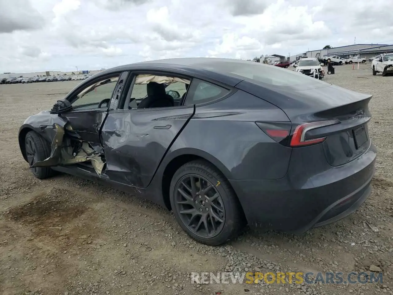 2 Photograph of a damaged car 5YJ3E1EA9SF892355 TESLA MODEL 3 2025