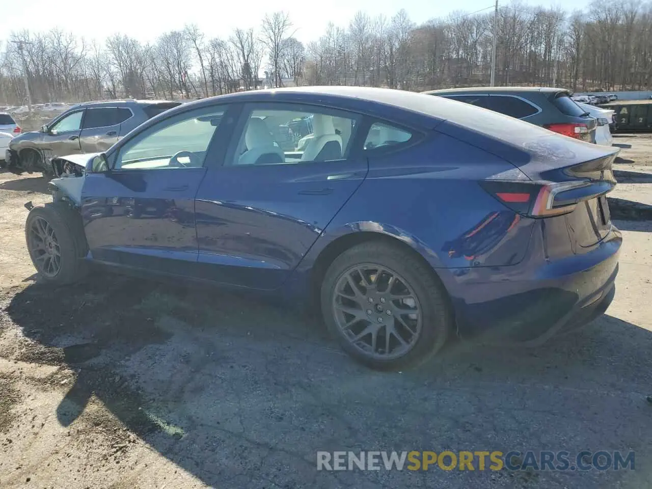 2 Photograph of a damaged car 5YJ3E1EA9SF903953 TESLA MODEL 3 2025