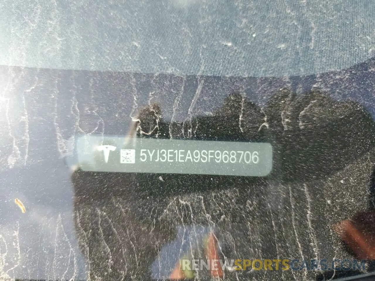 12 Photograph of a damaged car 5YJ3E1EA9SF968706 TESLA MODEL 3 2025