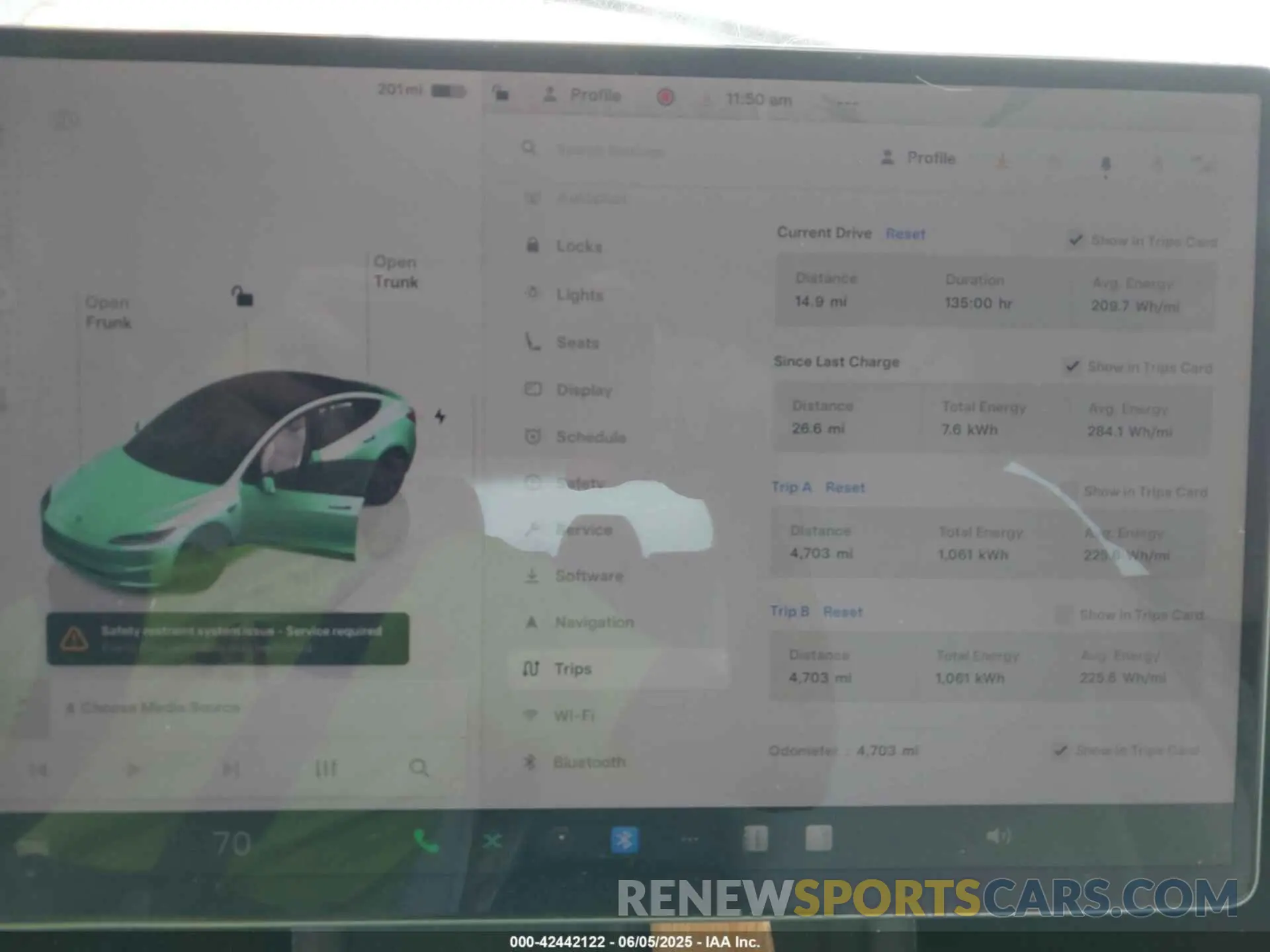 7 Photograph of a damaged car 5YJ3E1EAXSF905176 TESLA MODEL 3 2025