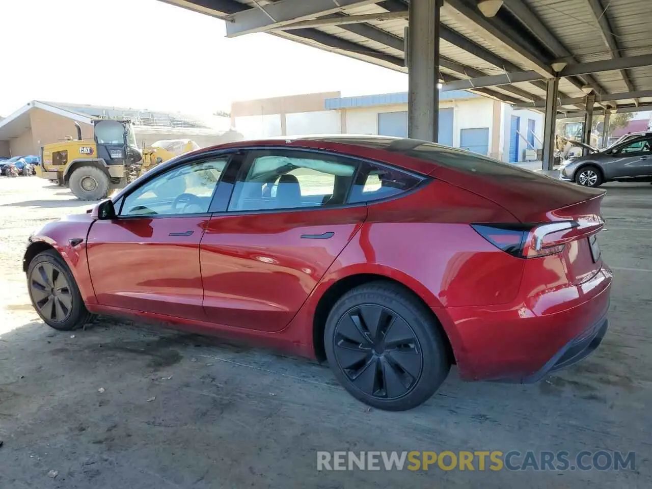 2 Photograph of a damaged car 5YJ3E1EAXSF907591 TESLA MODEL 3 2025