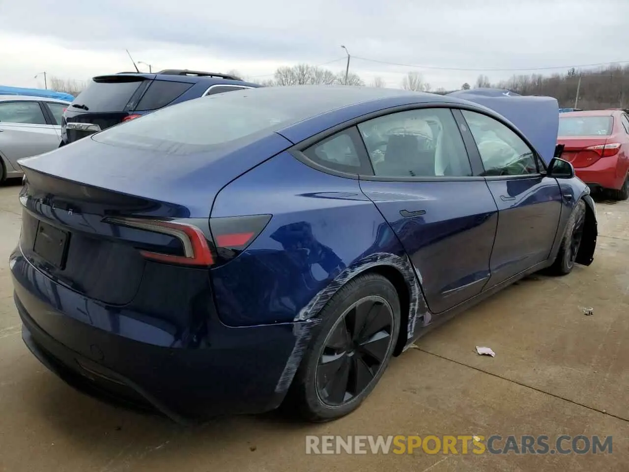 3 Photograph of a damaged car 5YJ3E1EAXSF925301 TESLA MODEL 3 2025