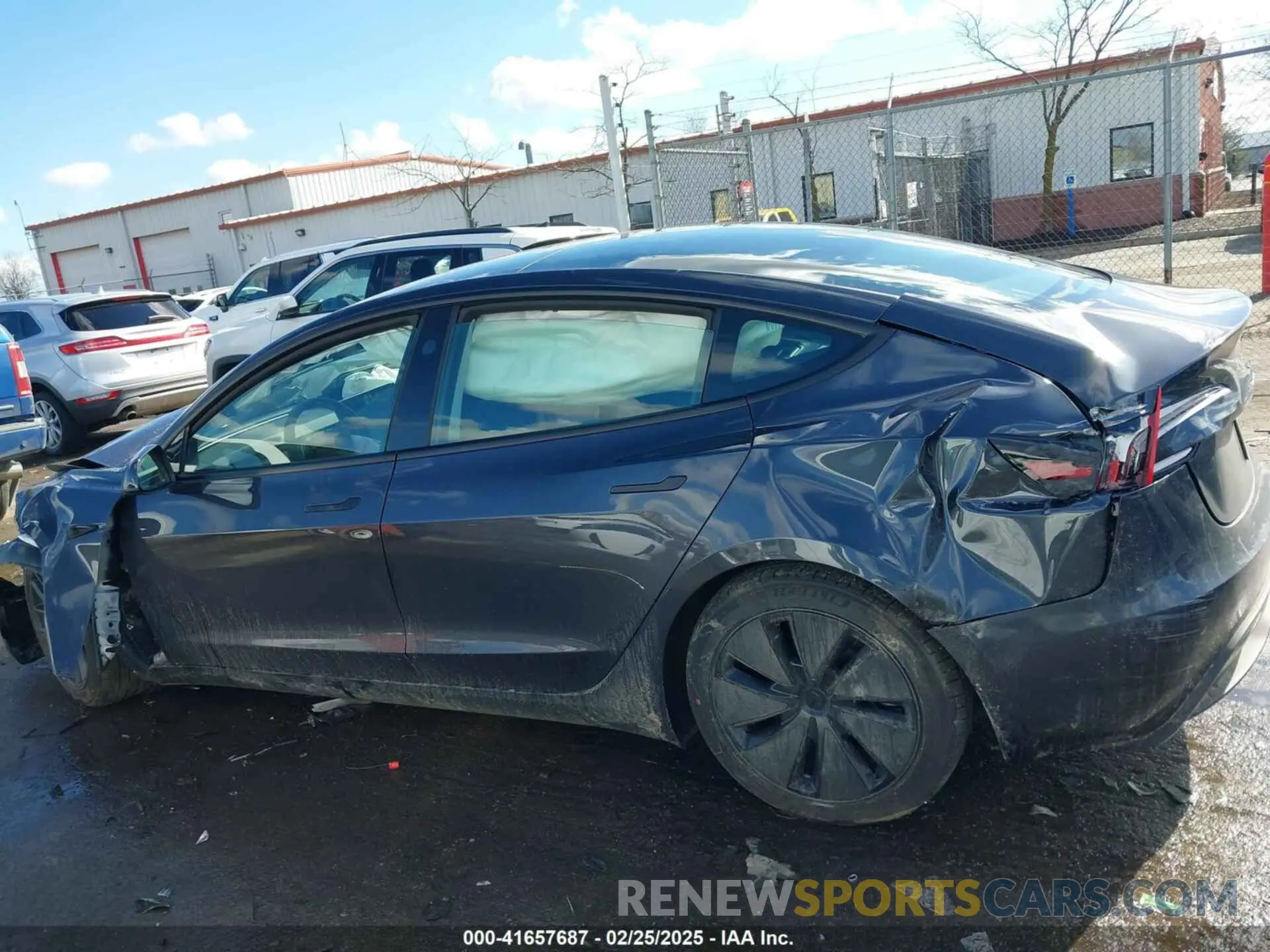 14 Photograph of a damaged car 5YJ3E1EAXSF932832 TESLA MODEL 3 2025