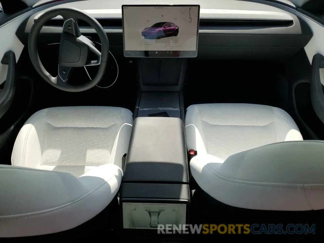 8 Photograph of a damaged car 5YJ3E1EAXSF934676 TESLA MODEL 3 2025