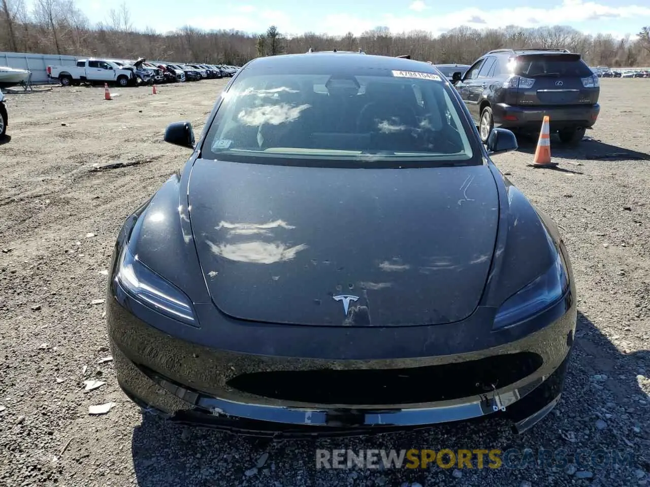 5 Photograph of a damaged car 5YJ3E1EAXSF935083 TESLA MODEL 3 2025