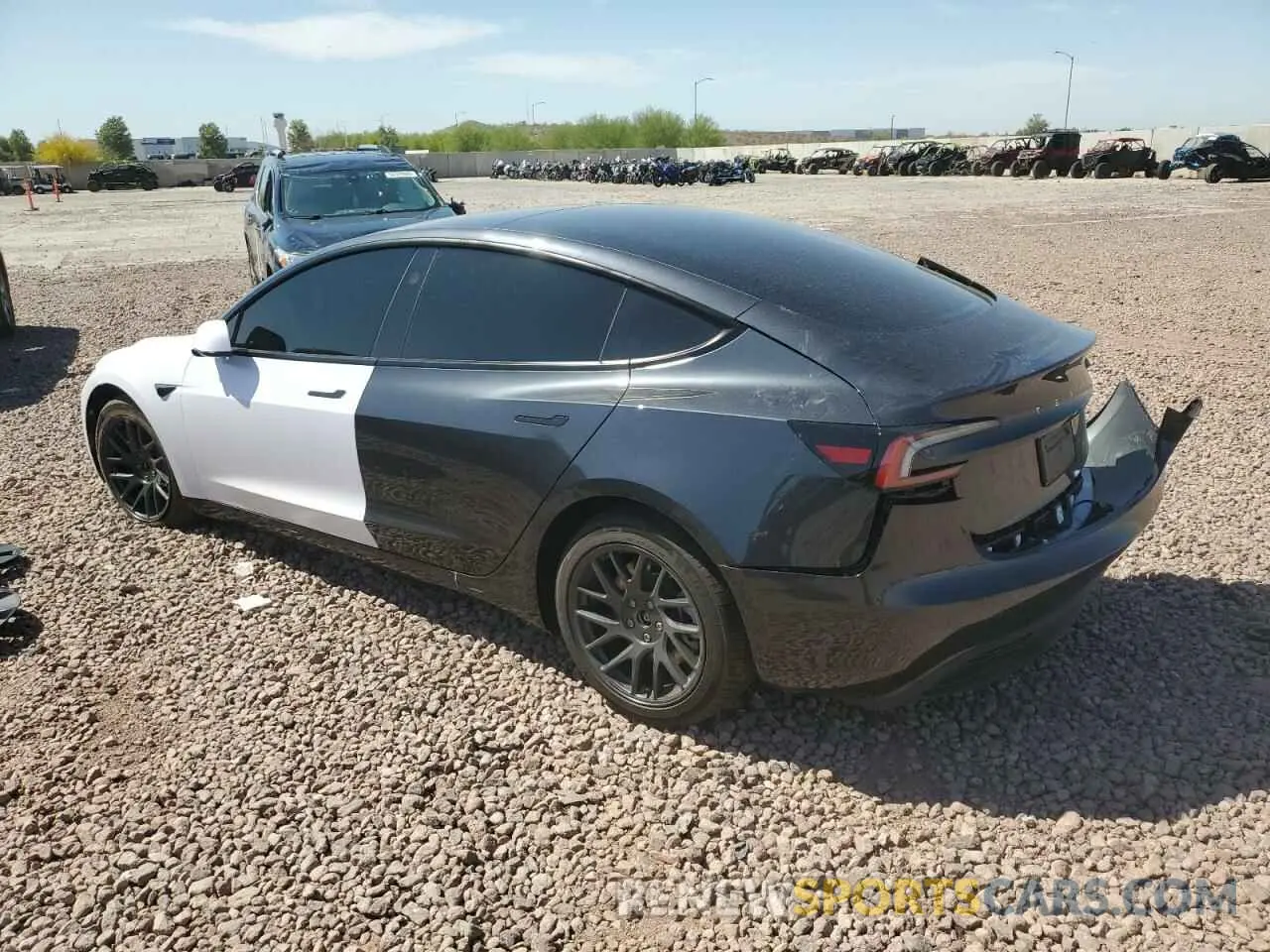 2 Photograph of a damaged car 5YJ3E1EAXSF941482 TESLA MODEL 3 2025