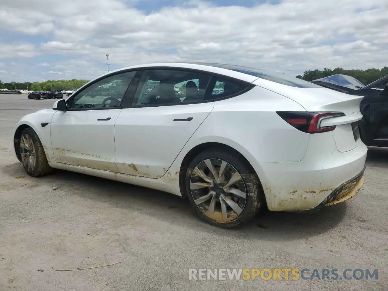 2 Photograph of a damaged car 5YJ3E1EAXSF971341 TESLA MODEL 3 2025