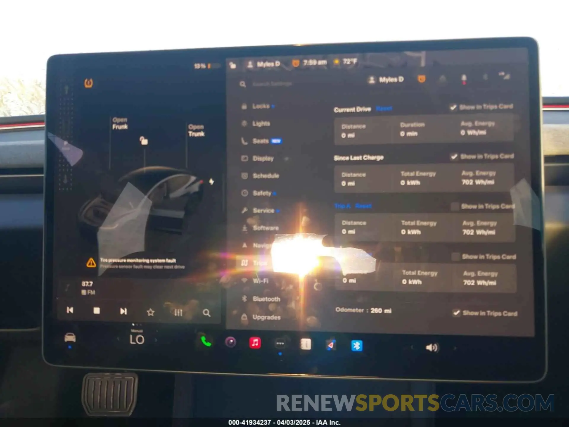 7 Photograph of a damaged car 5YJ3E1EAXSF974949 TESLA MODEL 3 2025