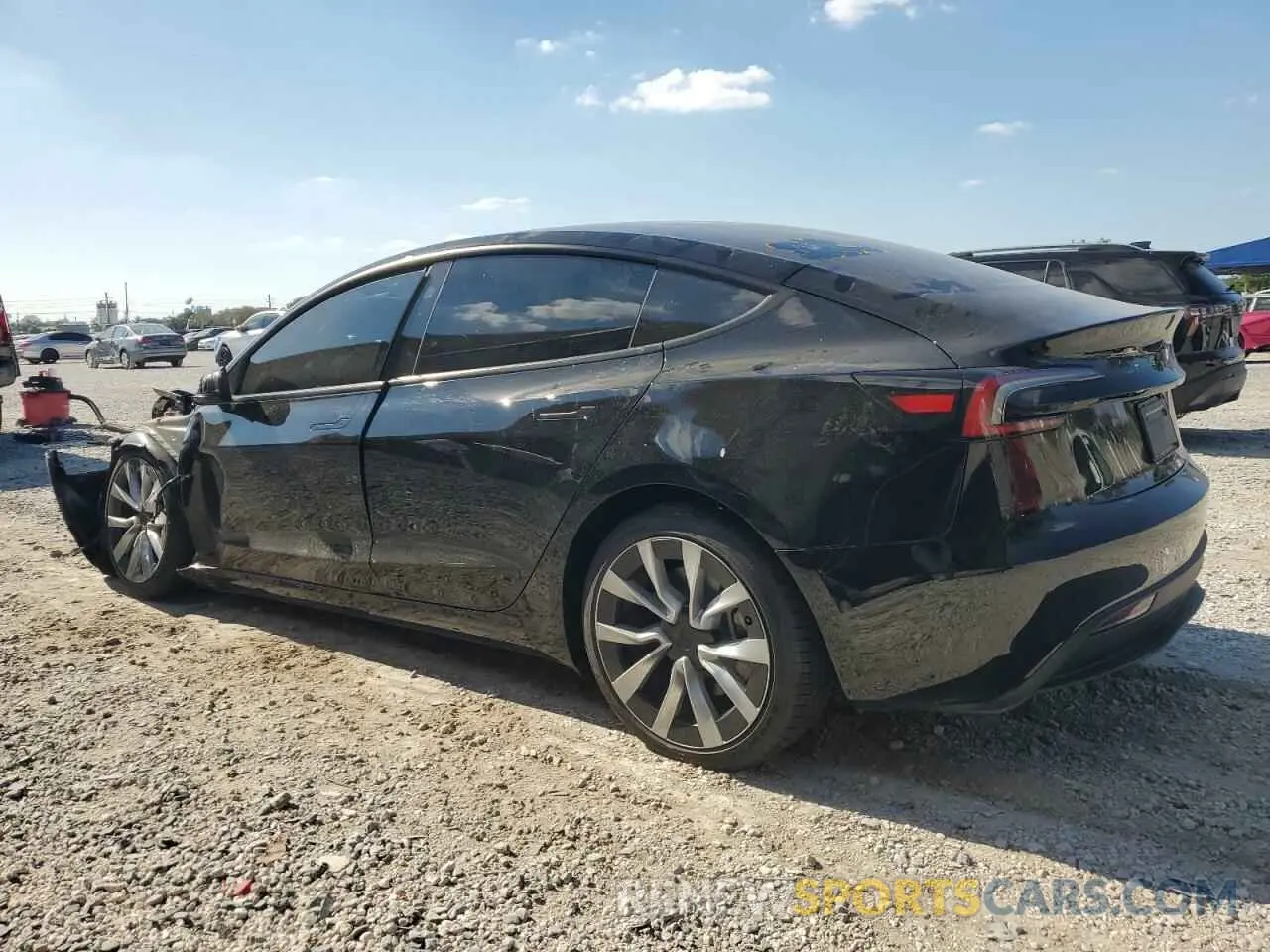 2 Photograph of a damaged car 5YJ3E1EAXSF978189 TESLA MODEL 3 2025