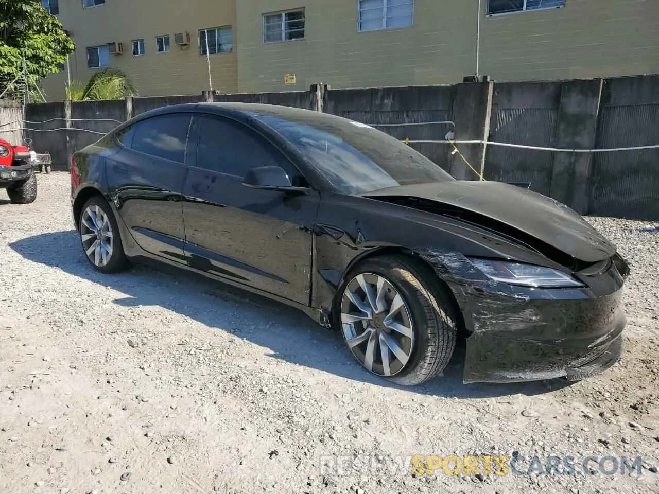 4 Photograph of a damaged car 5YJ3E1EAXSF978189 TESLA MODEL 3 2025