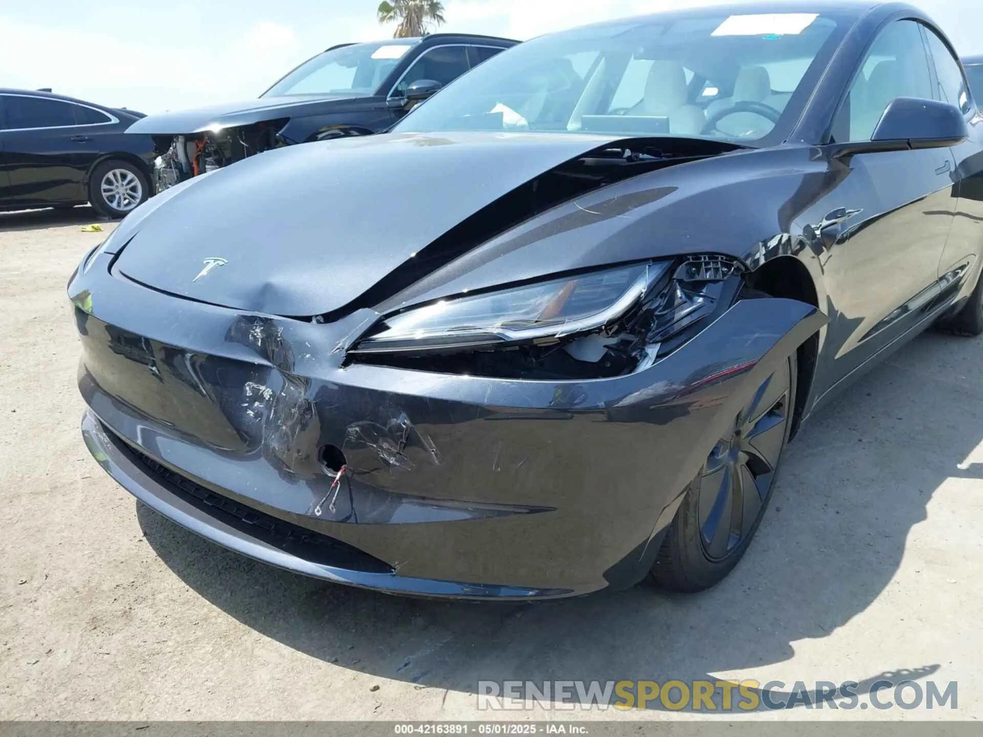6 Photograph of a damaged car 5YJ3E1EAXSF983053 TESLA MODEL 3 2025