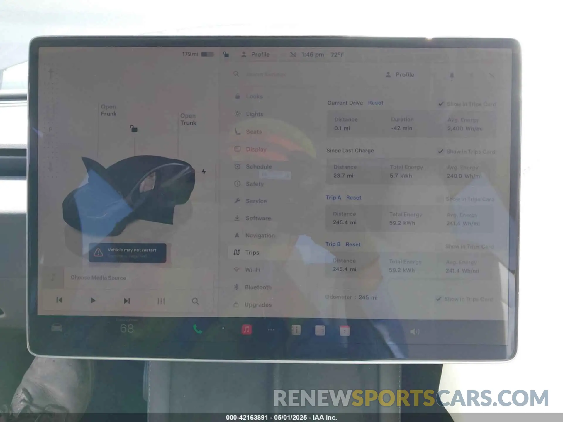 7 Photograph of a damaged car 5YJ3E1EAXSF983053 TESLA MODEL 3 2025