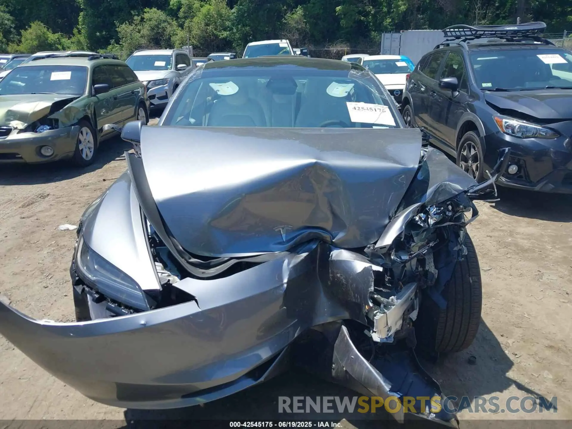 11 Photograph of a damaged car 5YJ3E1EB0SF016895 TESLA MODEL 3 2025