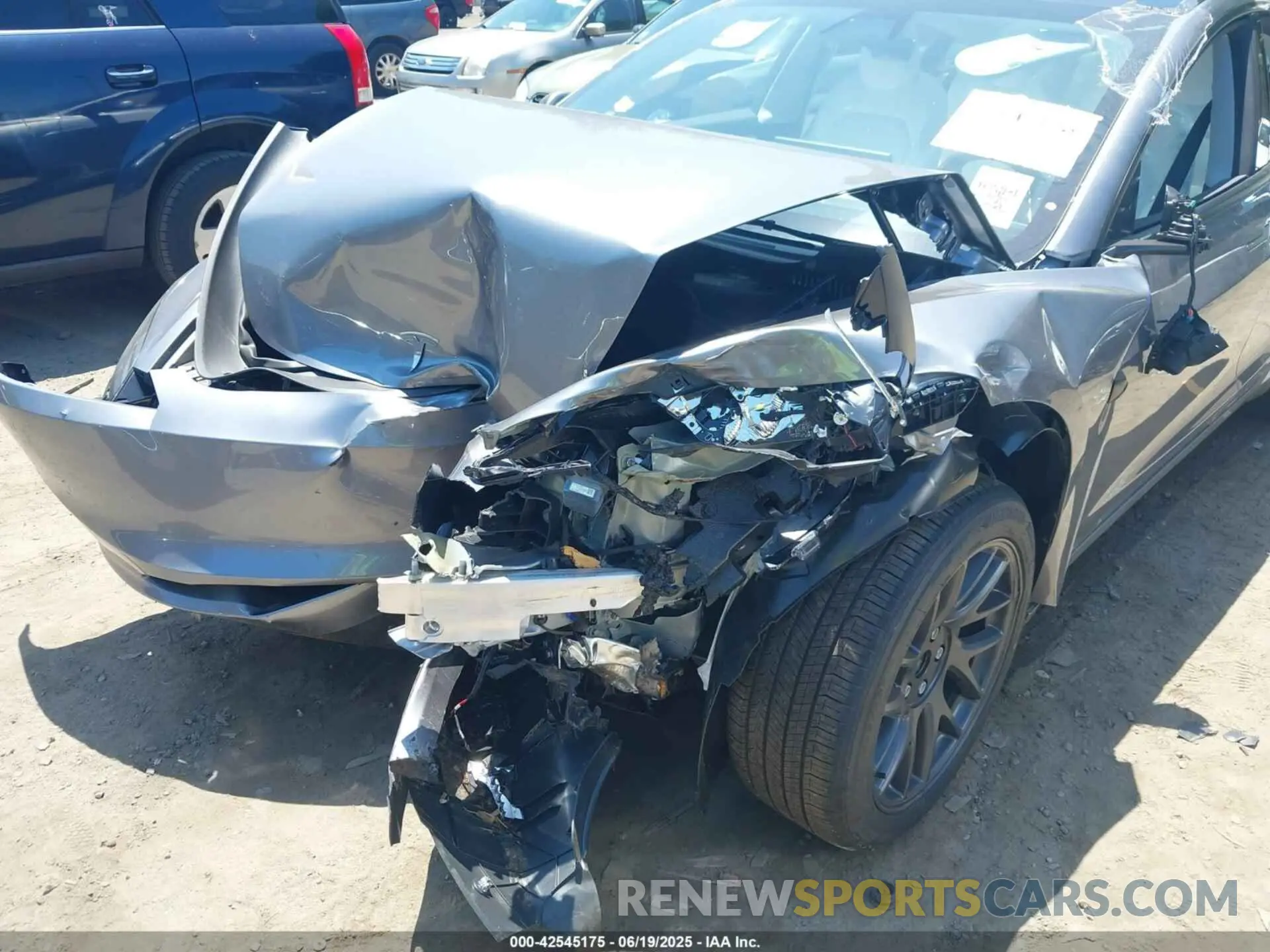 6 Photograph of a damaged car 5YJ3E1EB0SF016895 TESLA MODEL 3 2025