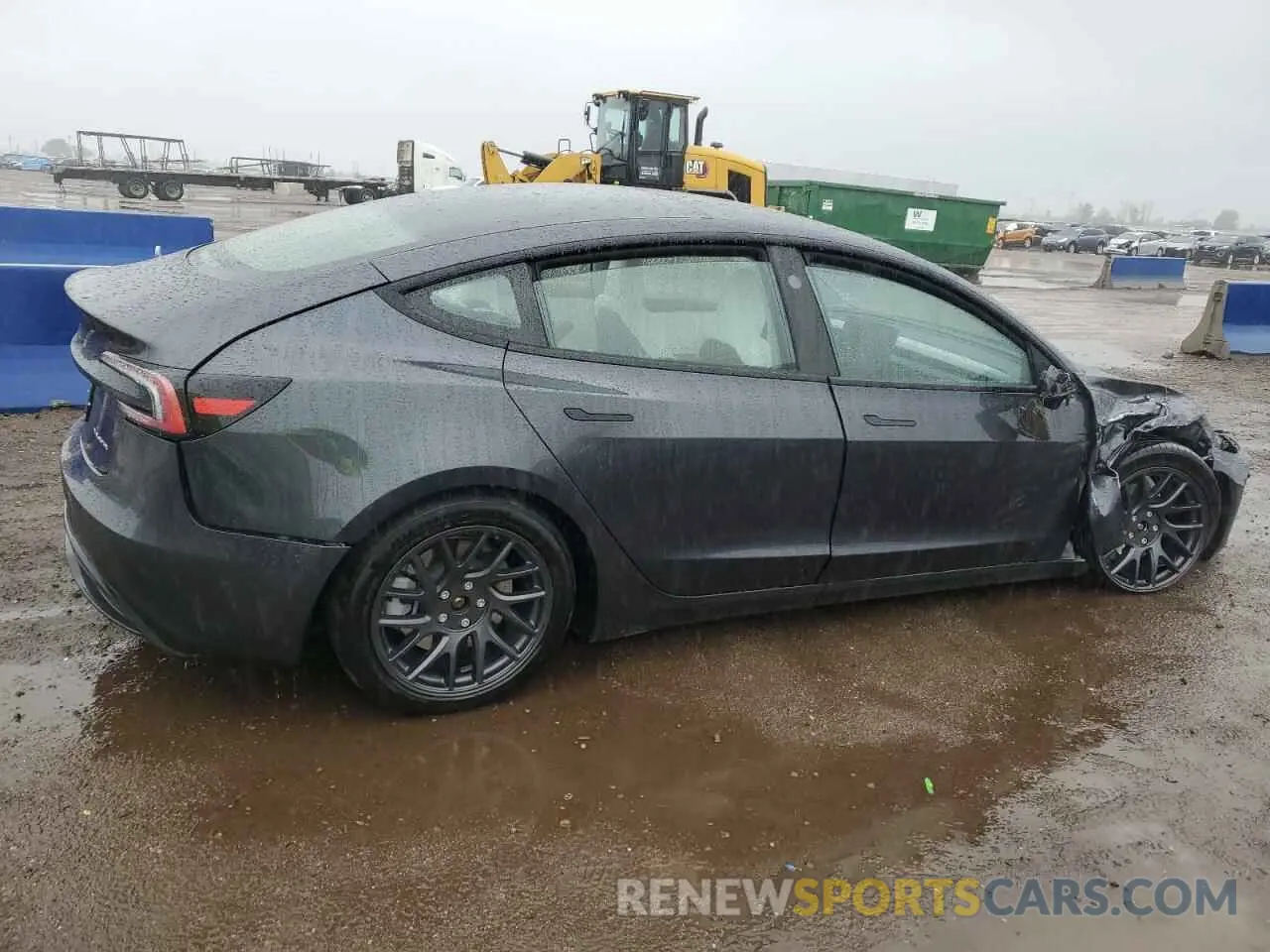 3 Photograph of a damaged car 5YJ3E1EB0SF876117 TESLA MODEL 3 2025