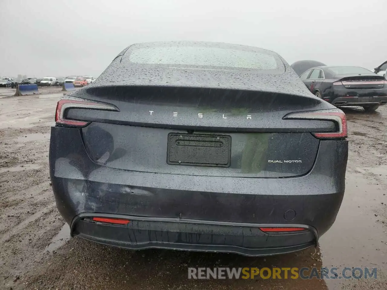6 Photograph of a damaged car 5YJ3E1EB0SF876117 TESLA MODEL 3 2025