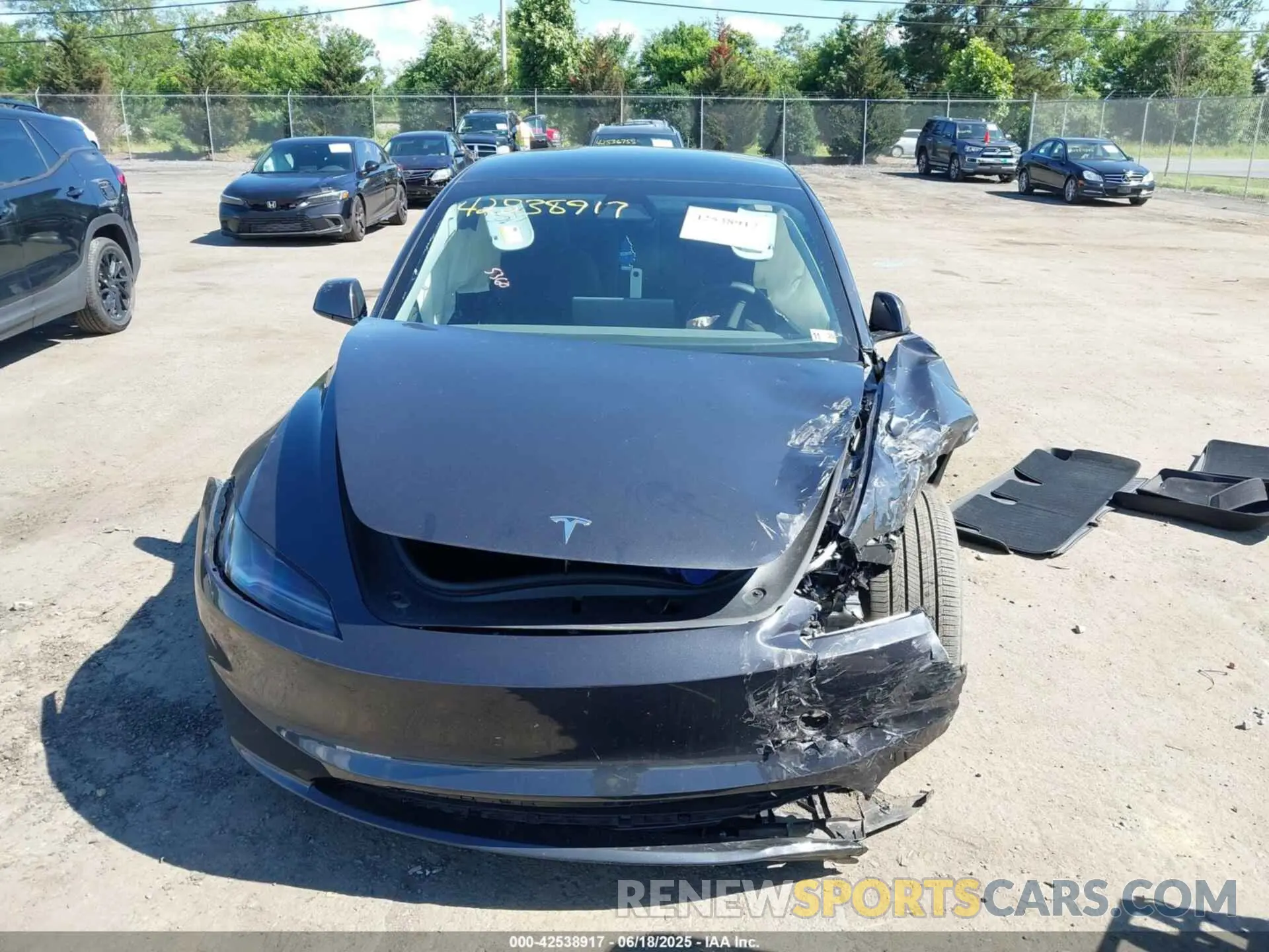 11 Photograph of a damaged car 5YJ3E1EB0SF892253 TESLA MODEL 3 2025