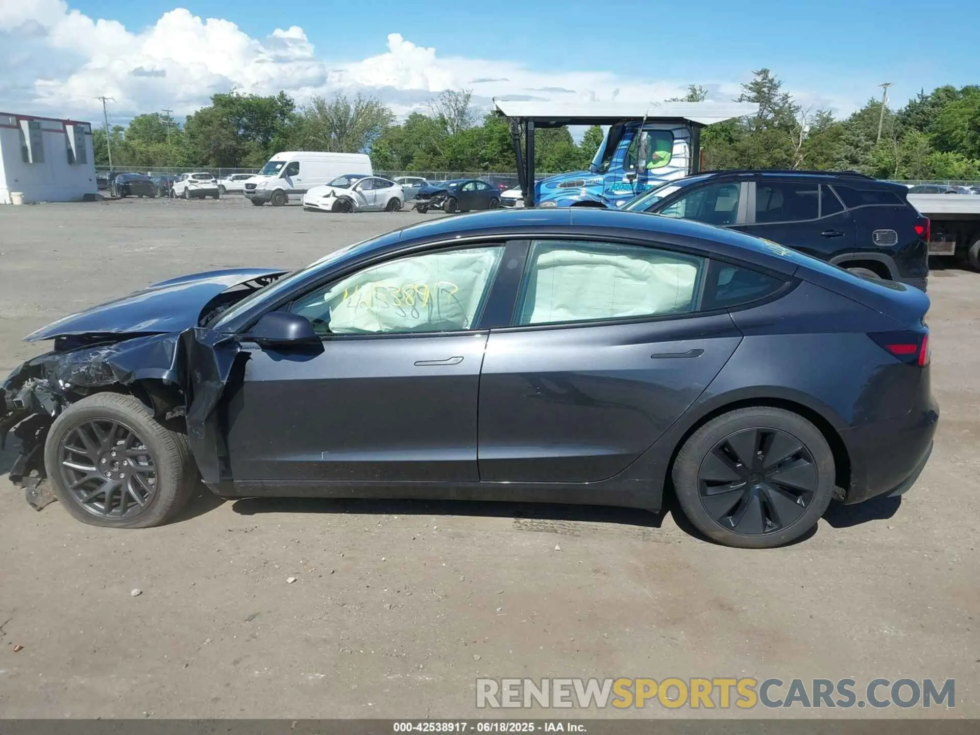 13 Photograph of a damaged car 5YJ3E1EB0SF892253 TESLA MODEL 3 2025