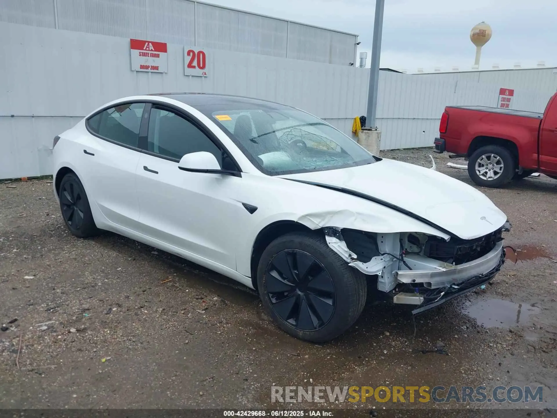 1 Photograph of a damaged car 5YJ3E1EB1SF932212 TESLA MODEL 3 2025