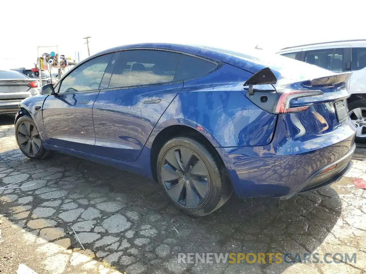 2 Photograph of a damaged car 5YJ3E1EB1SF950242 TESLA MODEL 3 2025