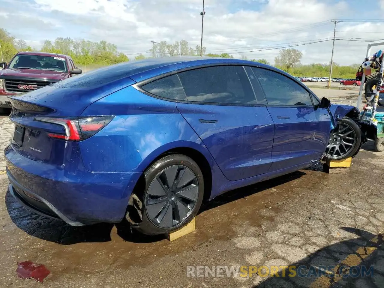 3 Photograph of a damaged car 5YJ3E1EB1SF950242 TESLA MODEL 3 2025