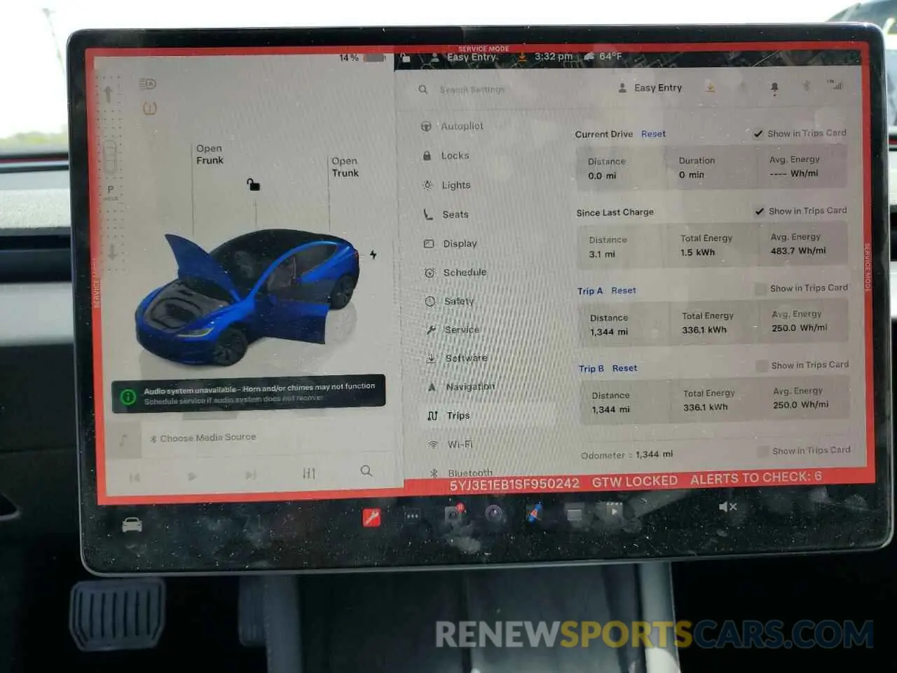 9 Photograph of a damaged car 5YJ3E1EB1SF950242 TESLA MODEL 3 2025