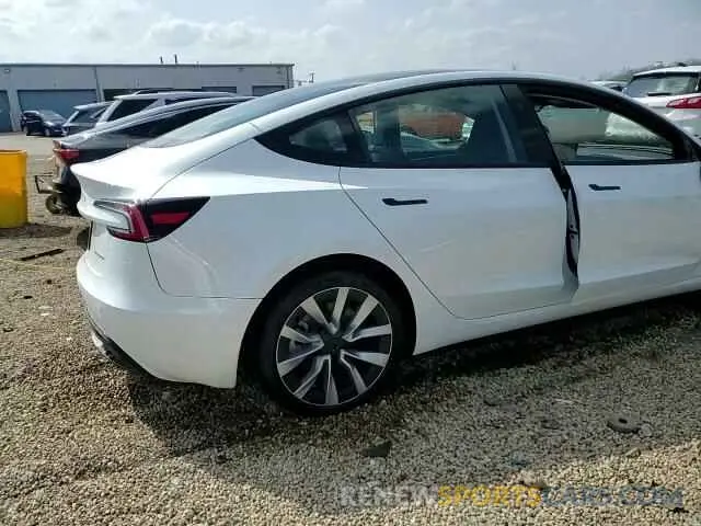 13 Photograph of a damaged car 5YJ3E1EB1SF962360 TESLA MODEL 3 2025