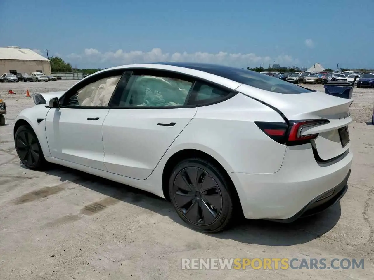 2 Photograph of a damaged car 5YJ3E1EB2SF882842 TESLA MODEL 3 2025